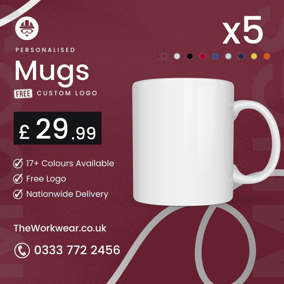 5 mugs